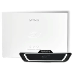 Корпус ароматизатора для автомобиля Evo черная кожа в подарочной коробке