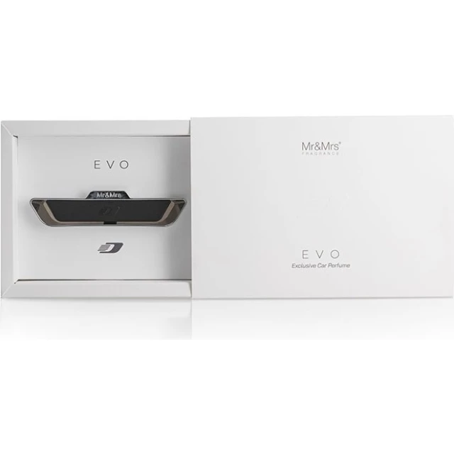 Корпус ароматизатора для автомобиля Evo черная кожа в подарочной коробке - изображение 4