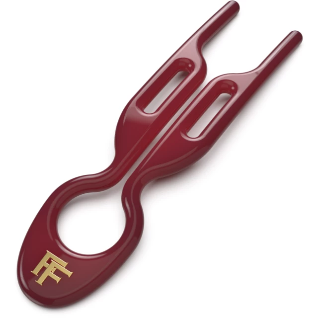 Шпилька для волос рубиновая (набор из 3 шпилек)