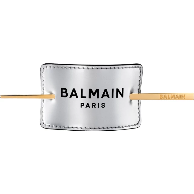 Заколка со шпилькой, лого Balmain серебро