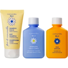 Дорожный набор Camomilla Blu для атопической кожи с гелем для умывания