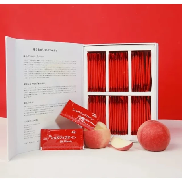 Желеобразная диетическая добавка с фиброинами шелка персик - изображение 3