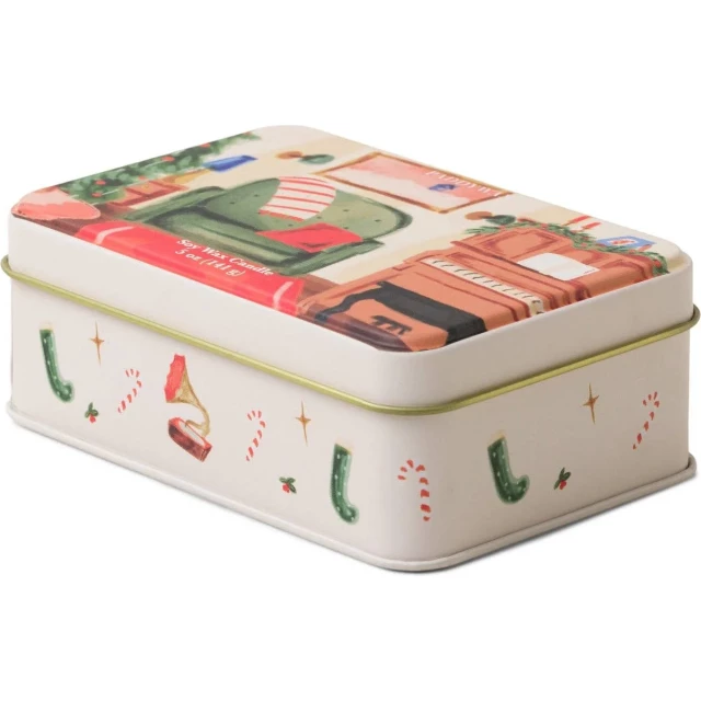 Компактная travel-свеча "Ель с гранатовыми ветками" 144 г - изображение 2