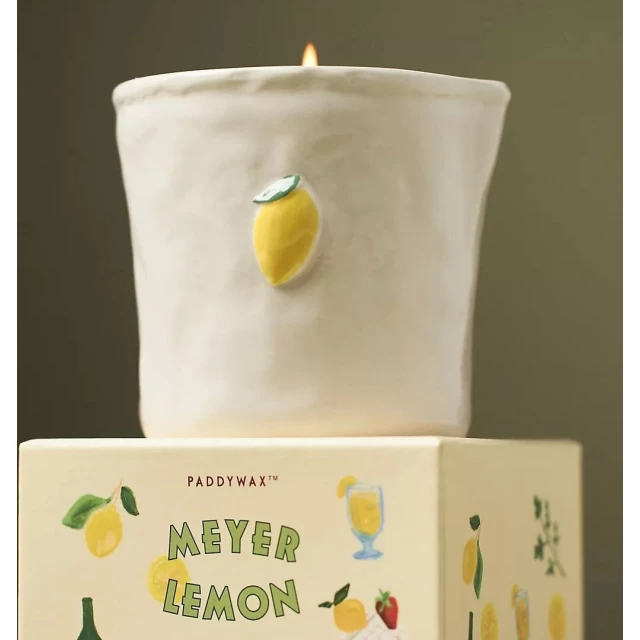 Средняя свеча в керамической банке Meyer Lemon 226 г - изображение 2