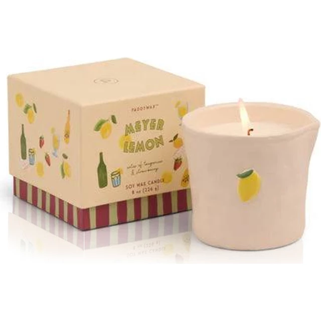 Средняя свеча в керамической банке Meyer Lemon 226 г