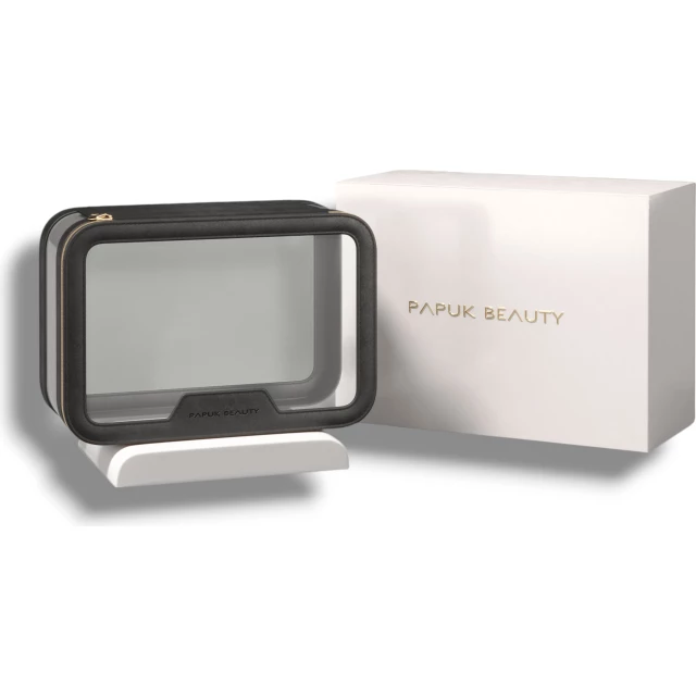 Базовая прозрачная косметичка, черная - изображение 3