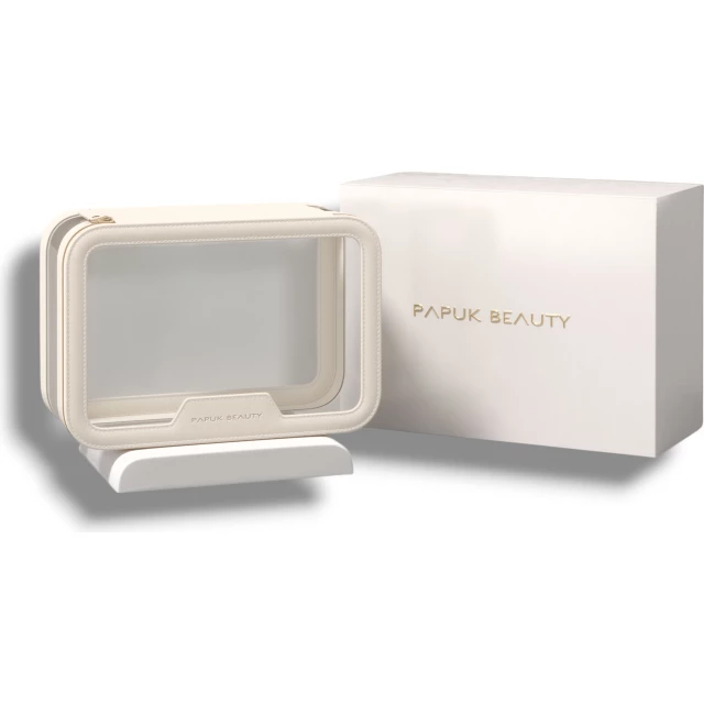 Базовая прозрачная косметичка, молочный - изображение 3