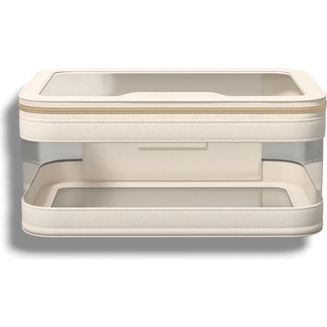 Базовая прозрачная косметичка, молочный - изображение 4