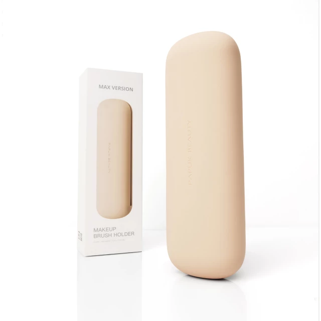 Большой чхол для кистей силиконовый, молочный - изображение 2