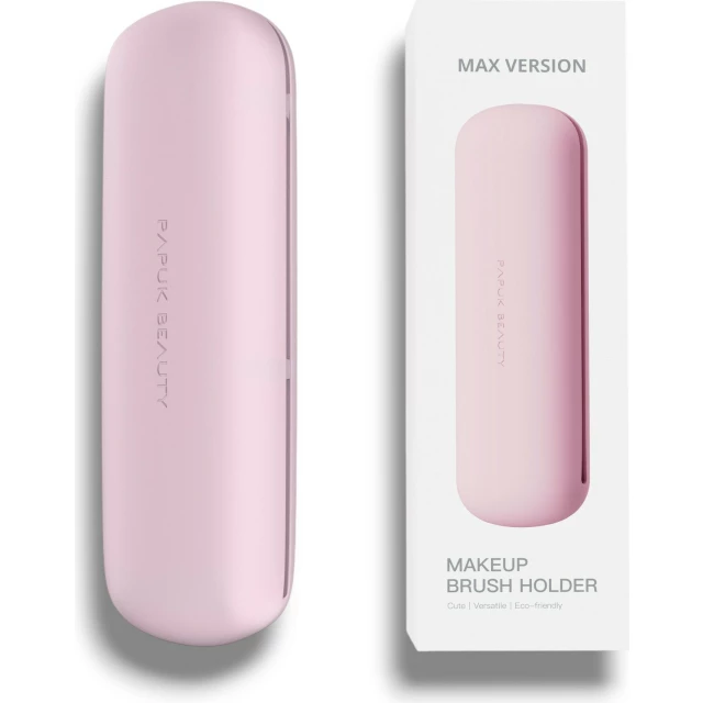 Большой чхол для кистей силиконовый, розовый - изображение 2