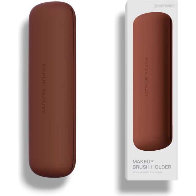 Чехол для кистей силиконовый, кофейный - изображение 2