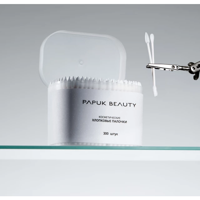 Косметические хлопковые палочки 300 шт. - изображение 2