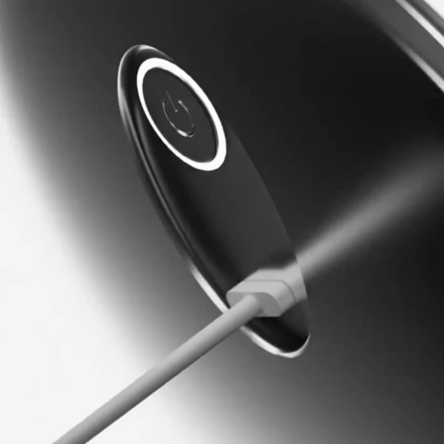 Косметическое зеркало с LED подсветкой, черный - изображение 6