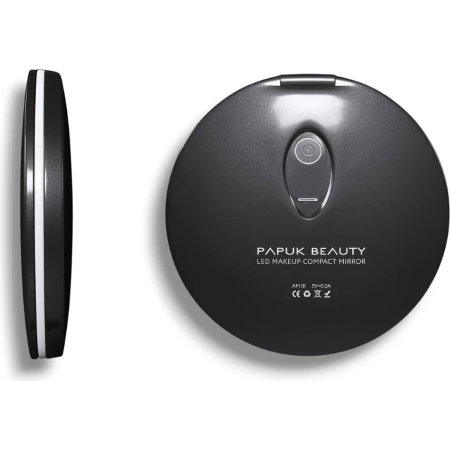 Косметическое зеркало с LED подсветкой, черный - изображение 3