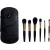 Набор кистей для макияжа в футляре, черный