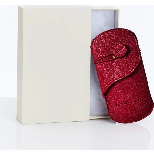 Набор кистей для макияжа в футляре, маджента - изображение 2