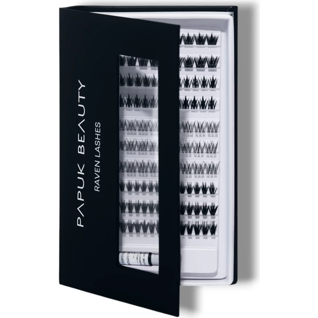 Набор накладных ресниц с клеем "Ворон" - изображение 3