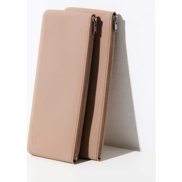 Органайзер для косметики на молнии, бежевый - изображение 2