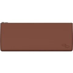 Органайзер для косметики на молнии, кофейный