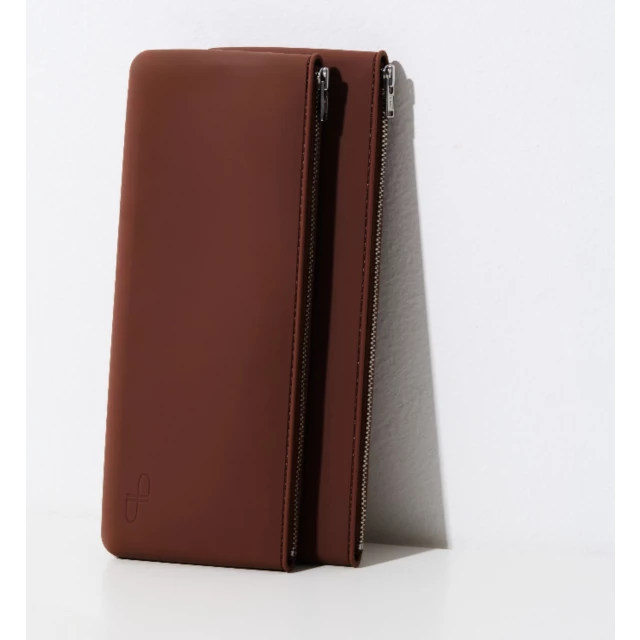 Органайзер для косметики на молнии, кофейный - изображение 2