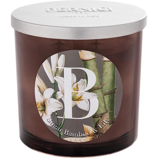 Свеча ароматическая Elementi "Сахарный бамбук и лилия" 350 г