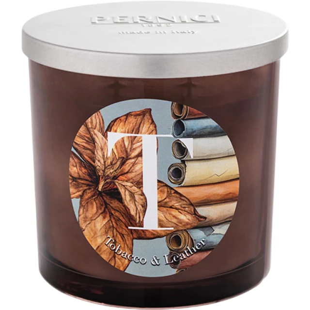 Свеча ароматическая Elementi "Табак и кожа" 350 г