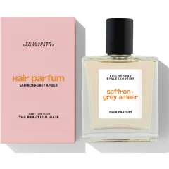 Фирменный парфюмированный спрей для создания тонкого аромата на волосах Saffron + Gray Amber Фирменный парфюмированный спрей для создания тонкого аромата на волосах Saffron + Gray Amber