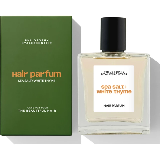 Фирменный парфюмированный спрей для создания тонкого аромата на волосах Sea Salt + White Thyme