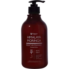 Шампунь с маслом моринги для себорегуляции кожи головы и интенсивного блеска волос "Черный тюльпан"