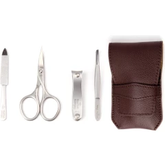 Маникюрный набор из 4 предметов, благородный коричневый
