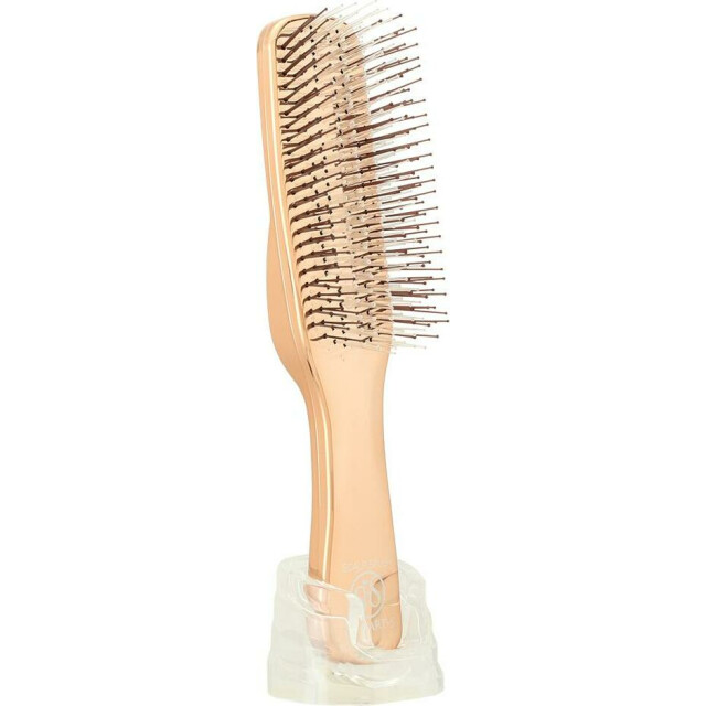 Расческа Scalp Brush Gold с длинной ручкой, розовое золото - изображение 3