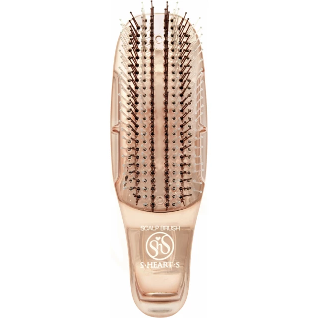 Расческа Scalp Brush Gold с укороченной ручкой, розовое золото - изображение 2