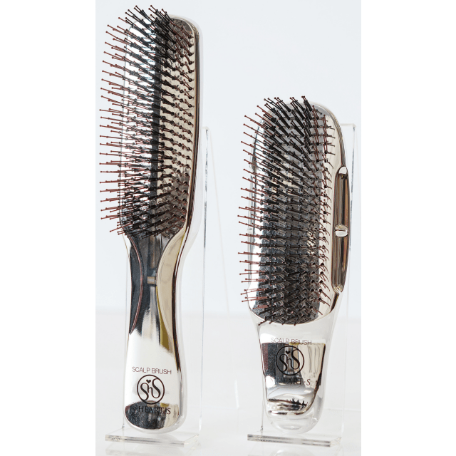 Расческа Scalp Brush Plus с длинной ручкой, серебро - изображение 2