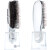 Расческа Scalp Brush Plus с укороченной ручкой, серебро