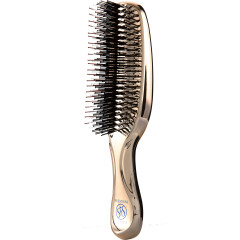 Расческа Scalp Brush Premium с длинной ручкой, золото