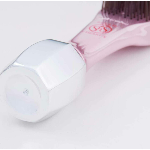 Расческа Scalp Brush с длинной ручкой и массажером, розовый - изображение 6