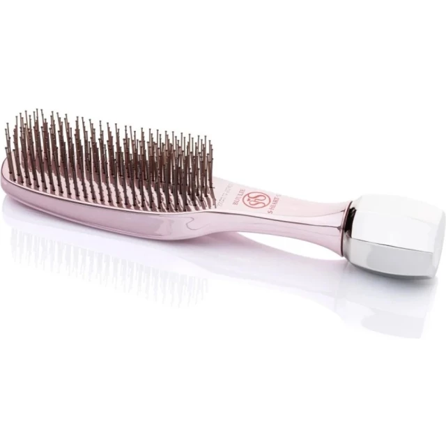 Расческа Scalp Brush с длинной ручкой и массажером, розовый - изображение 2