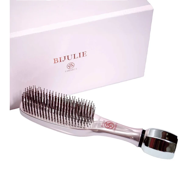 Расческа Scalp Brush с длинной ручкой и массажером, розовый - изображение 4