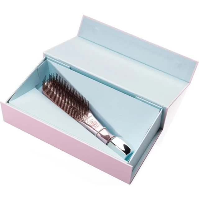 Расческа Scalp Brush с длинной ручкой и массажером, розовый - изображение 4