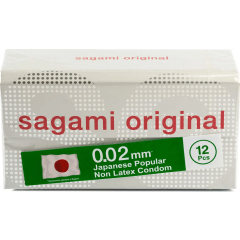 Полиуретановые презервативы Sagami Original 0.02, 12 шт