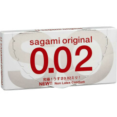 Полиуретановые презервативы Sagami Original 0.02, 2 шт