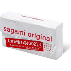Полиуретановые презервативы Sagami Original 0.02, 6 шт