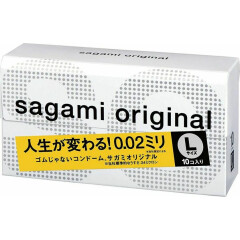 Полиуретановые презервативы Sagami Original 0.02, L-size 10 шт