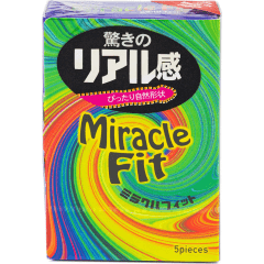 Презервативы Sagami Miracle Fit латексные, анатомическая форма, 5 шт