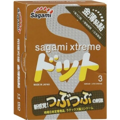 Презервативы Sagami Xtreme Feel UP латексные, усиливающие ощущения, 3 шт
