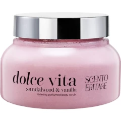 Dolce vita Расслабляющий парфюмированный скраб для тела Sandalwood&Vanilla