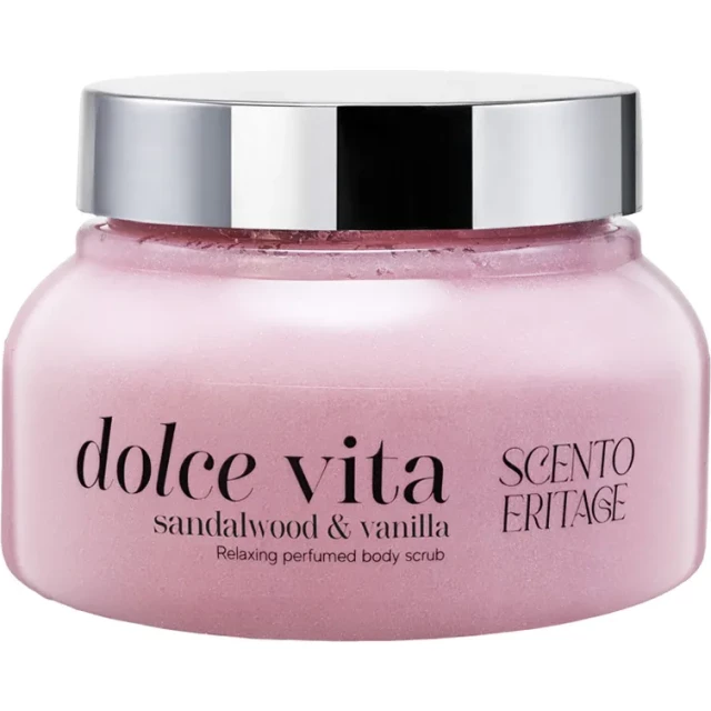 Dolce vita Расслабляющий парфюмированный скраб для тела Sandalwood&Vanilla