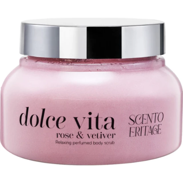 Расслабляющий парфюмированный скраб для тела Rose&Vetiver