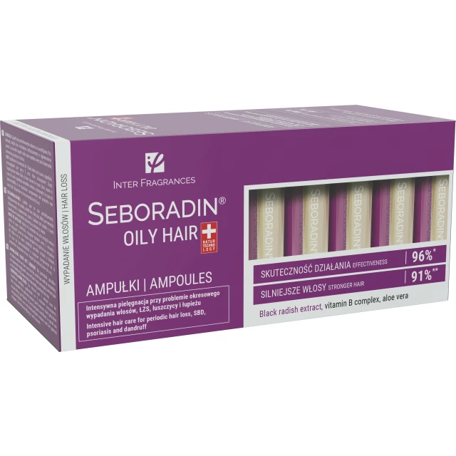 Ампула-сыворотка Seboradin для жирной кожи головы