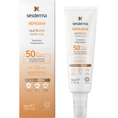 Средство солнцезащитное с нежностью шелка для лица SPF50